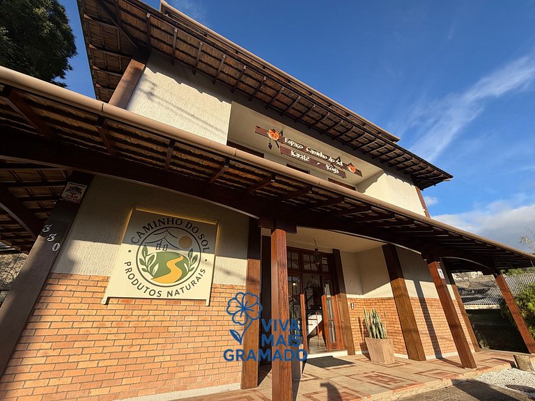 Caminhos do Sol - Apê em Gramado para 8 pessoas